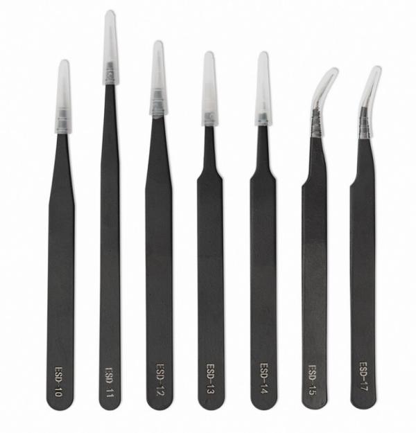 Anti-Static Tweezer 7 pcs set