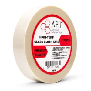 1" x 36 YDS High Temp Glass Cloth Tape Powder Coat