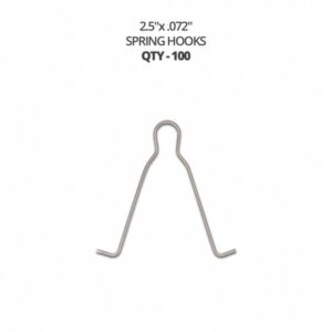 Cerakote 2.5 x .072 Spring Hook- 100 pcs pack